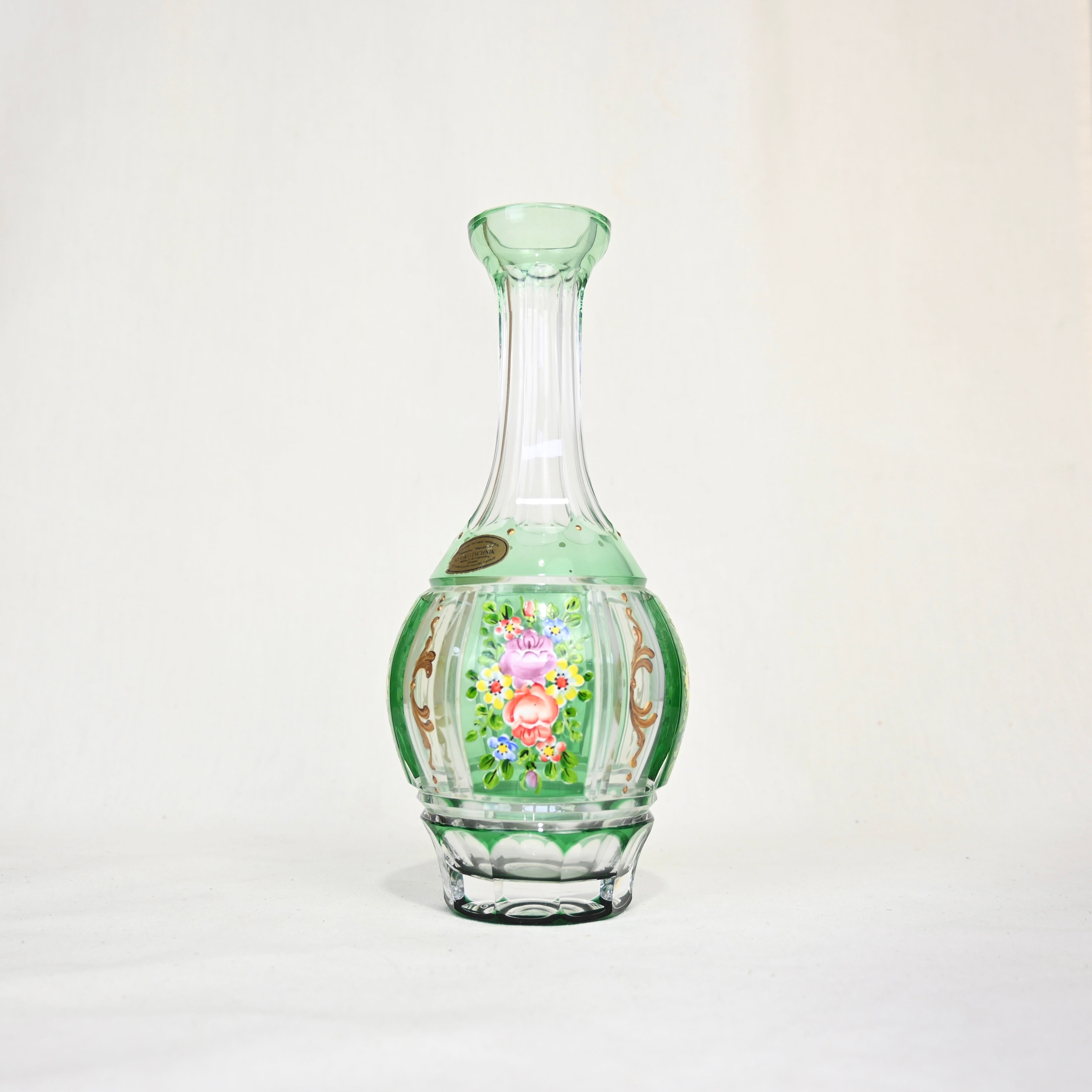 KLOKOTSCHNIK CRYSTAL Flower base West Germany / クロコチュニック クリスタル フラワーベース 旧西ドイツ